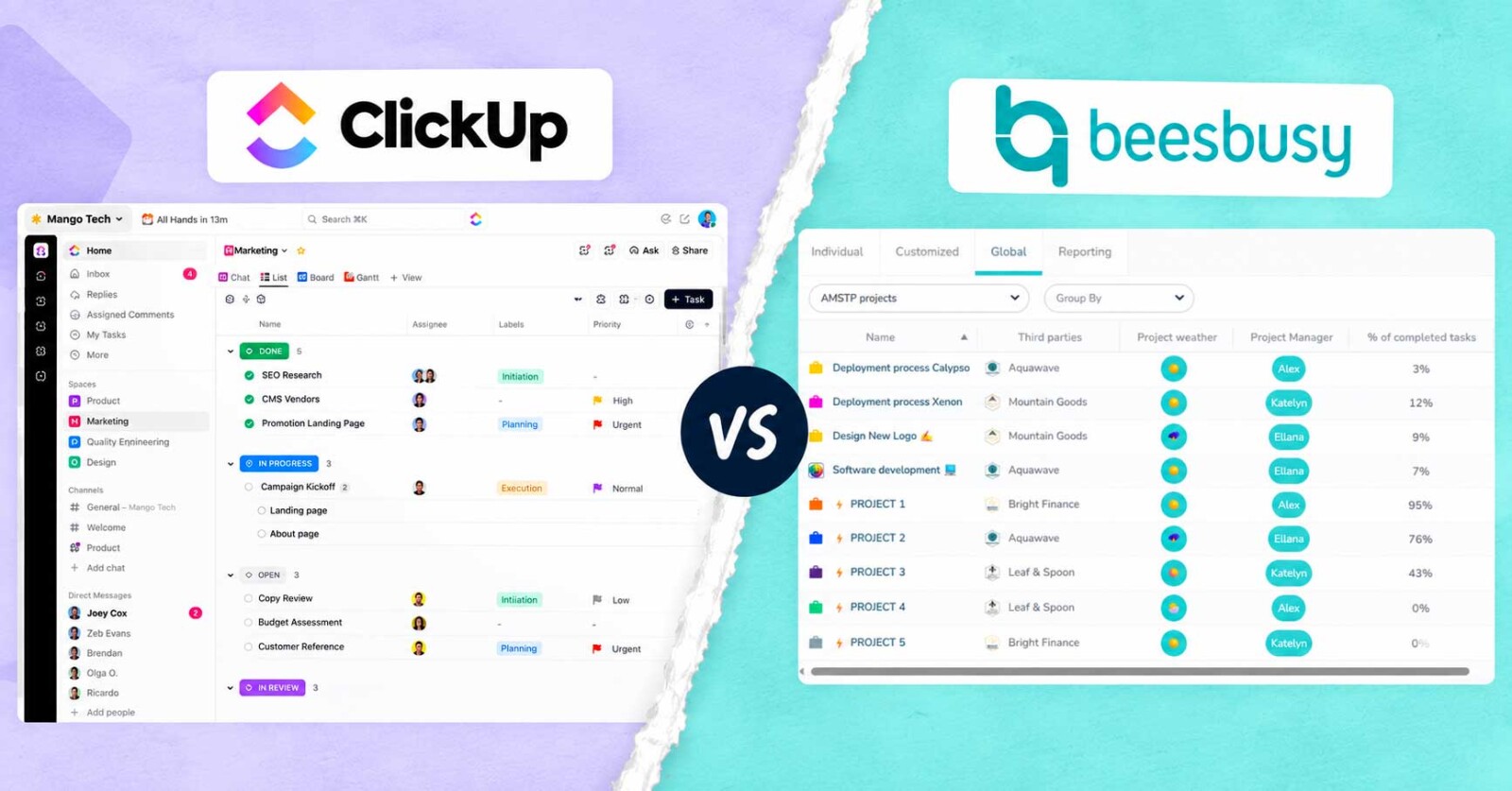 Clickup vs Beesbusy
