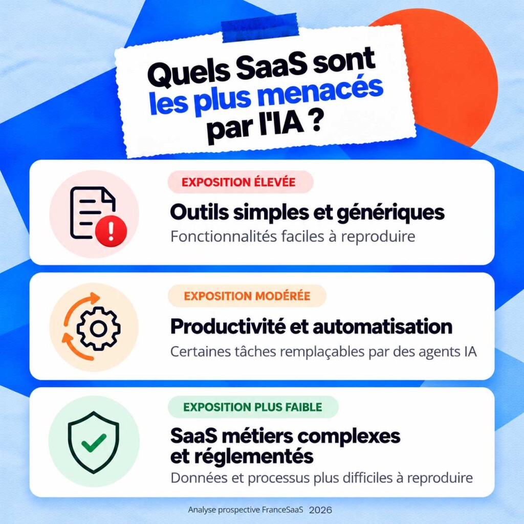 Quels SaaS sont les plus menacés par l'IA ?