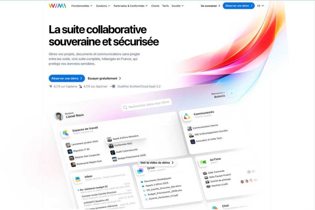 Wimi présentation SaaS index