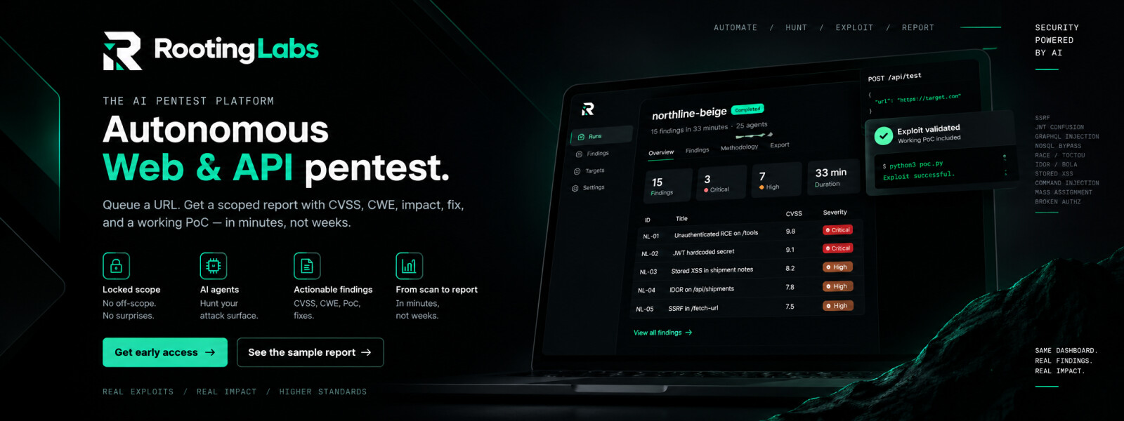 Aperçu RootingLabs
